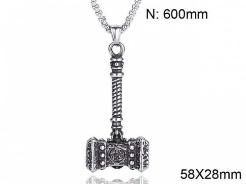 HY Wholesale Necklaces Stainless Steel 316L Jewelry Necklaces-HY0010P084