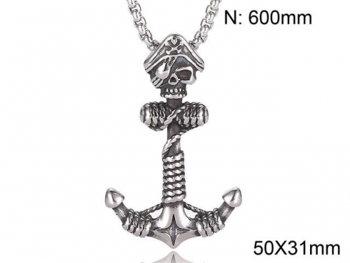 HY Wholesale Necklaces Stainless Steel 316L Jewelry Necklaces-HY0010P122