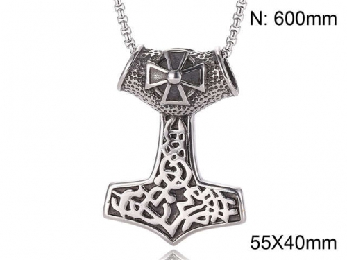 HY Wholesale Necklaces Stainless Steel 316L Jewelry Necklaces-HY0010P114
