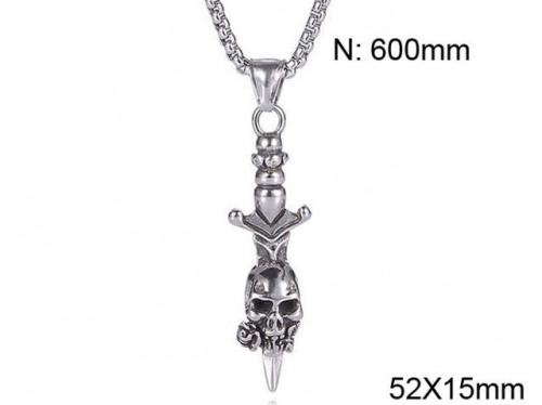 HY Wholesale Necklaces Stainless Steel 316L Jewelry Necklaces-HY0010P051