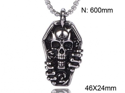 HY Wholesale Necklaces Stainless Steel 316L Jewelry Necklaces-HY0010P017