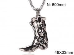HY Wholesale Necklaces Stainless Steel 316L Jewelry Necklaces-HY0010P053