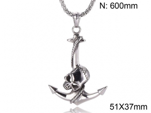 HY Wholesale Necklaces Stainless Steel 316L Jewelry Necklaces-HY0010P136