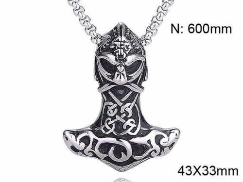 HY Wholesale Necklaces Stainless Steel 316L Jewelry Necklaces-HY0010P080