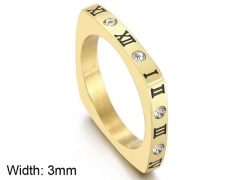 HY Wholesale Rings Jewelry 316L Stainless Steel Fashion Rings-HY0113R009
