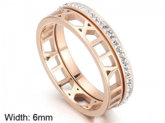 HY Wholesale Rings Jewelry 316L Stainless Steel Fashion Rings-HY0113R055