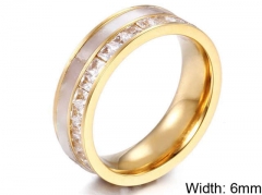 HY Wholesale Rings Jewelry 316L Stainless Steel Fashion Rings-HY0113R061