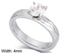 HY Wholesale Rings Jewelry 316L Stainless Steel Fashion Rings-HY0113R086