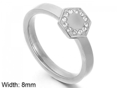 HY Wholesale Rings Jewelry 316L Stainless Steel Fashion Rings-HY0113R098