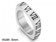 HY Wholesale Rings Jewelry 316L Stainless Steel Fashion Rings-HY0113R017