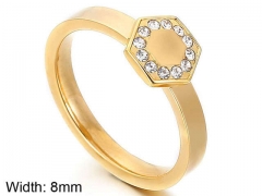 HY Wholesale Rings Jewelry 316L Stainless Steel Fashion Rings-HY0113R097