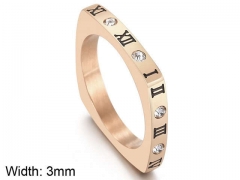 HY Wholesale Rings Jewelry 316L Stainless Steel Fashion Rings-HY0113R010