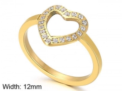 HY Wholesale Rings Jewelry 316L Stainless Steel Fashion Rings-HY0113R001