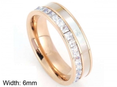 HY Wholesale Rings Jewelry 316L Stainless Steel Fashion Rings-HY0113R063