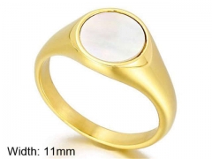 HY Wholesale Rings Jewelry 316L Stainless Steel Fashion Rings-HY0113R079