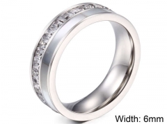 HY Wholesale Rings Jewelry 316L Stainless Steel Fashion Rings-HY0113R062