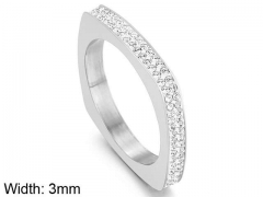 HY Wholesale Rings Jewelry 316L Stainless Steel Fashion Rings-HY0113R014