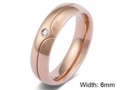 HY Wholesale Rings Jewelry 316L Stainless Steel Fashion Rings-HY0113R021