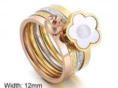 HY Wholesale Rings Jewelry 316L Stainless Steel Fashion Rings-HY0113R059