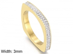 HY Wholesale Rings Jewelry 316L Stainless Steel Fashion Rings-HY0113R012