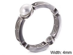 HY Wholesale Rings Jewelry 316L Stainless Steel Fashion Rings-HY0113R152