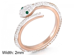 HY Wholesale Rings Jewelry 316L Stainless Steel Fashion Rings-HY0113R023