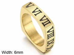 HY Wholesale Rings Jewelry 316L Stainless Steel Fashion Rings-HY0113R015
