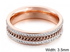 HY Wholesale Rings Jewelry 316L Stainless Steel Fashion Rings-HY0113R067