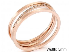 HY Wholesale Rings Jewelry 316L Stainless Steel Fashion Rings-HY0113R058