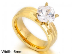 HY Wholesale Rings Jewelry 316L Stainless Steel Fashion Rings-HY0113R082
