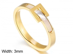 HY Wholesale Rings Jewelry 316L Stainless Steel Fashion Rings-HY0113R110
