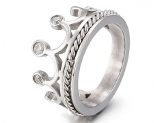 HY Wholesale Rings Jewelry 316L Stainless Steel Fashion Rings-HY0113R131