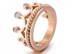 HY Wholesale Rings Jewelry 316L Stainless Steel Fashion Rings-HY0113R132