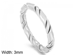 HY Wholesale Rings Jewelry 316L Stainless Steel Fashion Rings-HY0113R031