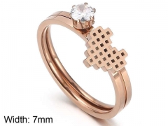 HY Wholesale Rings Jewelry 316L Stainless Steel Fashion Rings-HY0113R054