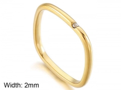 HY Wholesale Rings Jewelry 316L Stainless Steel Fashion Rings-HY0113R006
