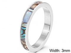 HY Wholesale Rings Jewelry 316L Stainless Steel Fashion Rings-HY0113R106