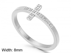 HY Wholesale Rings Jewelry 316L Stainless Steel Fashion Rings-HY0113R019