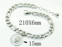 HY Wholesale Bracelets 316L Stainless Steel Jewelry Bracelets-HY51B0213HLE