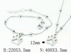 HY Wholesale Stainless Steel 316L Necklaces Bracelets Sets-HY91S1229HZZ