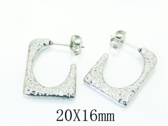 HY Wholesale Earrings 316L Stainless Steel Earrings-HY70E0892KY