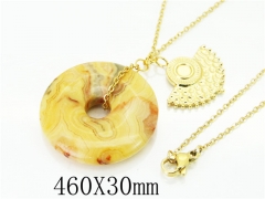 HY Wholesale Necklaces Stainless Steel 316L Jewelry Necklaces-HY92N0380HLD