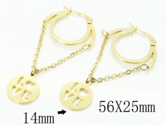 HY Wholesale Earrings 316L Stainless Steel Earrings-HY89E0518JLE