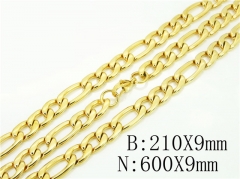 HY Wholesale Stainless Steel 316L Necklaces Bracelets Sets-HY40S0478HPL