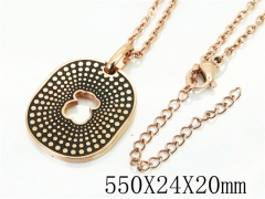HY Wholesale Necklaces Stainless Steel 316L Jewelry Necklaces-HY90N0269HLR