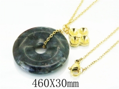 HY Wholesale Necklaces Stainless Steel 316L Jewelry Necklaces-HY92N0370HLX