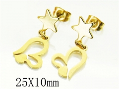 HY Wholesale Earrings 316L Stainless Steel Earrings-HY91E0394MW
