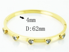 HY Wholesale Bangles Stainless Steel 316L Fashion Bangle-HY32B0445HJW