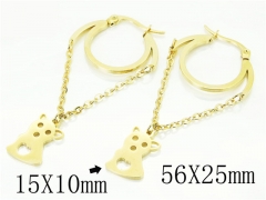 HY Wholesale Earrings 316L Stainless Steel Earrings-HY89E0507JL