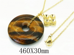 HY Wholesale Necklaces Stainless Steel 316L Jewelry Necklaces-HY92N0369HLC
